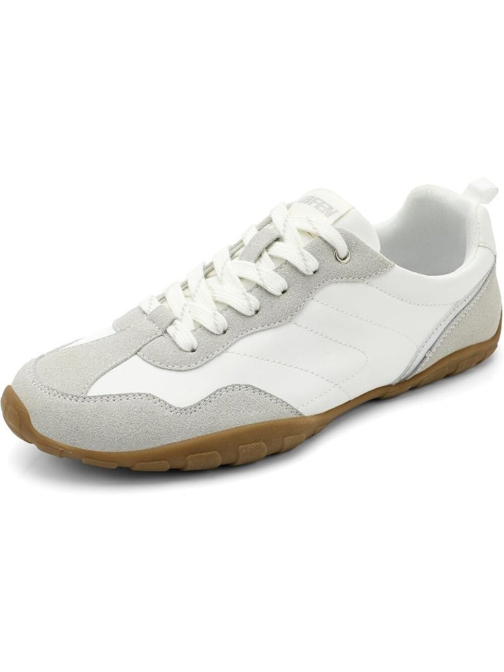 Women's White Retro Fashion Lightweight Comfortable Walking Tennis Sneaker Shoes